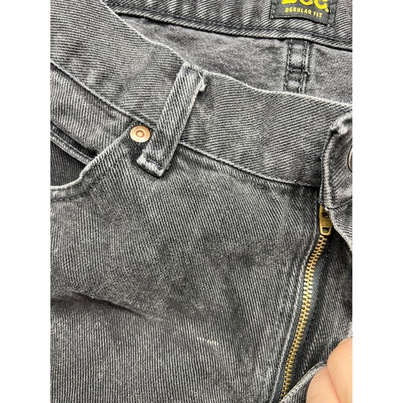 Lee Jeans Mens 36x30 Black Fit 36x29 Regular Straight Denim Pants TZS-K146-008 - Picture 7 of 16